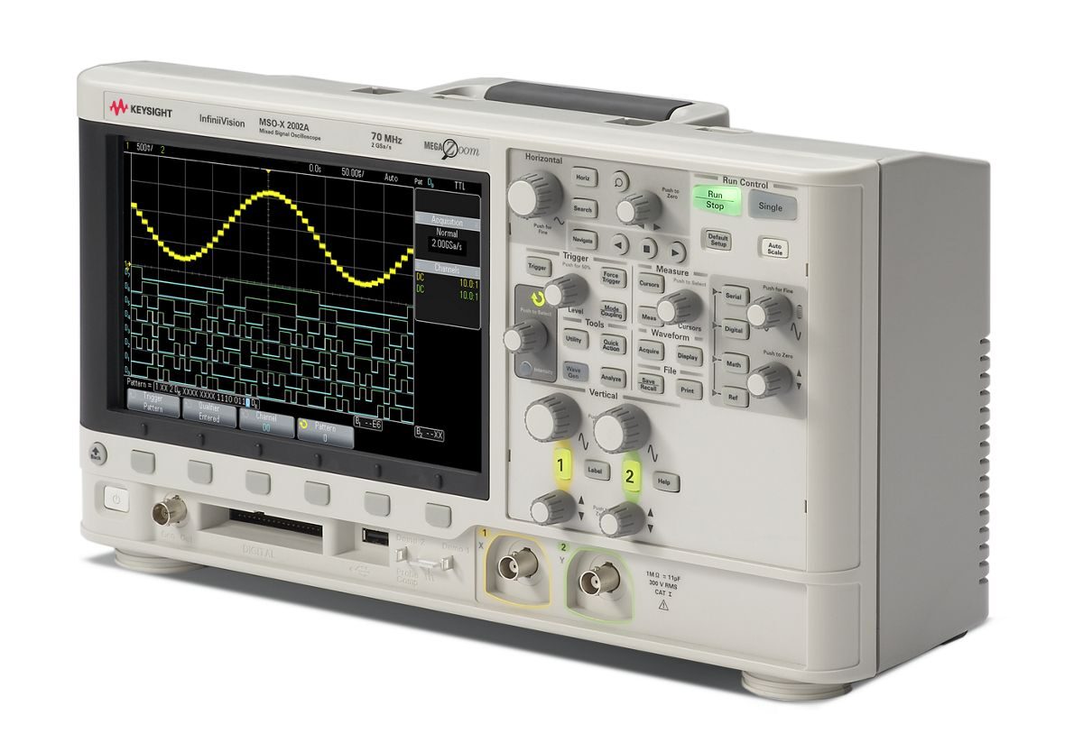 MSOX2002A 混合信号示波器：70 MHz，2 个模拟通道和 8 个数字通道 图3