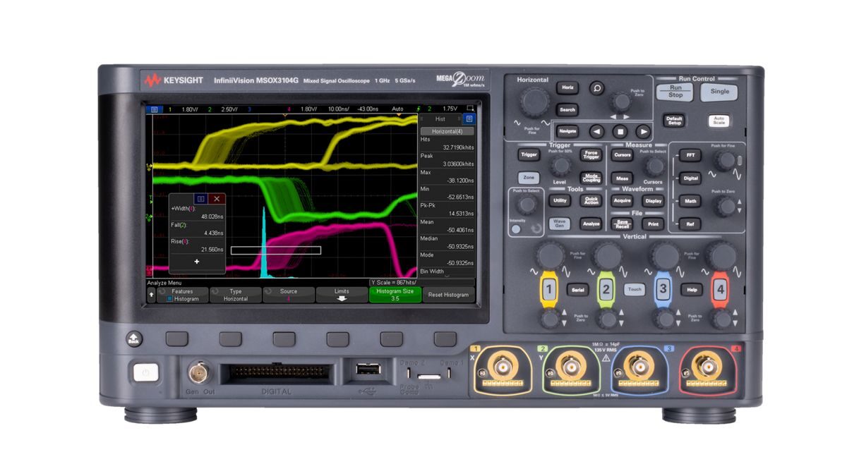 DSOX3012G 示波器：100 MHz，2 个模拟通道