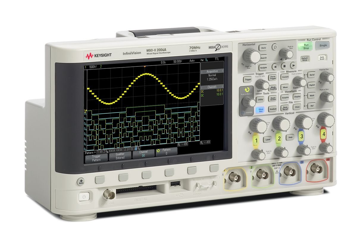 MSOX2004A 混合信号示波器：70 MHz，4 个模拟通道和 8 个数字通道 图2