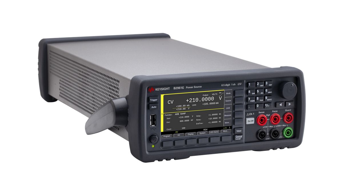 B2961C 6.5 位低噪声电源，210 V，3 A，1 通道 图2