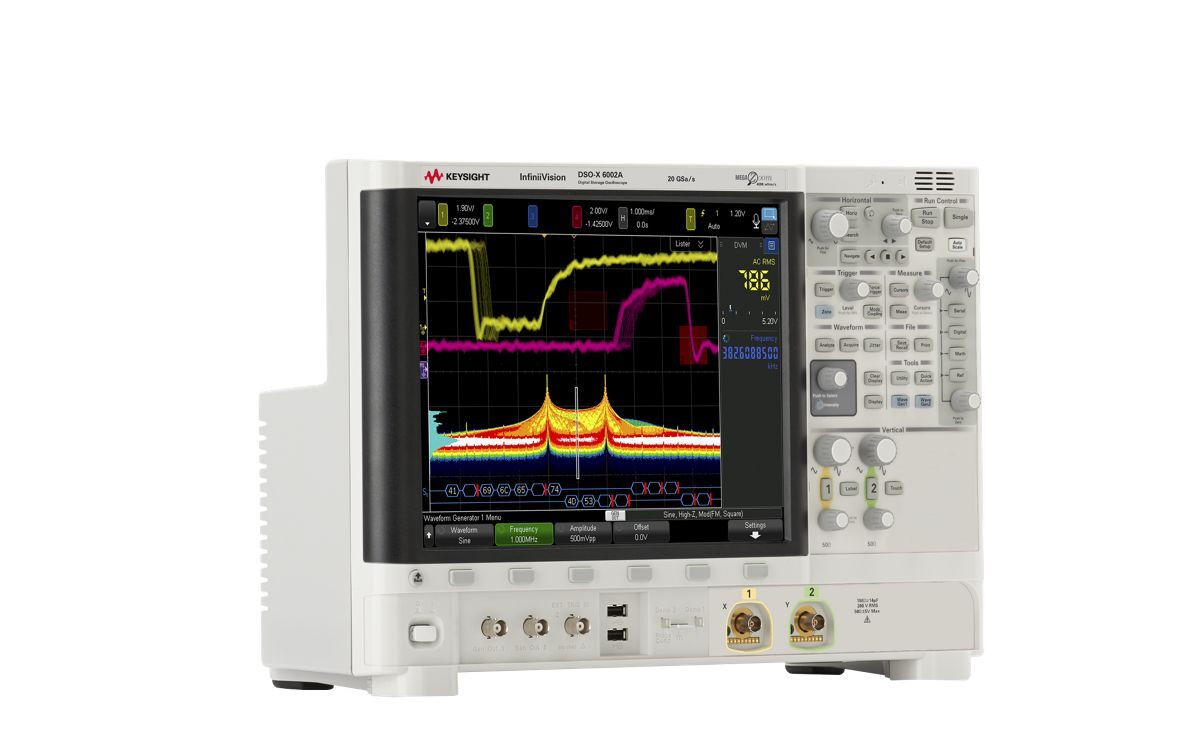 DSOX6002A 示波器：1 GHz 至 6 GHz，2 个模拟通道 图3