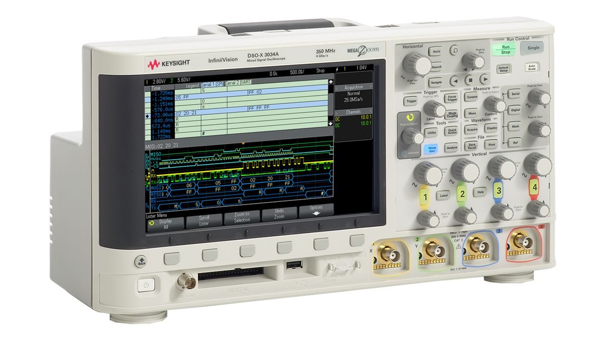 DSOX3034A 示波器：350 MHz，4 通道 图3