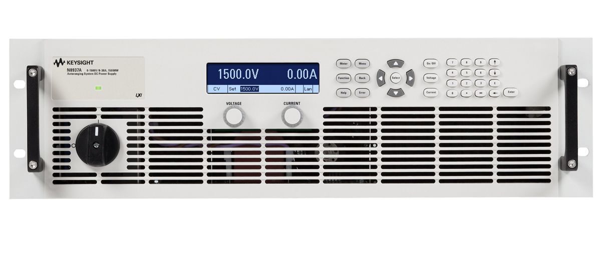 N8937A 自动量程调节直流电源，1500 V，30 A，15000 W，208 VAC