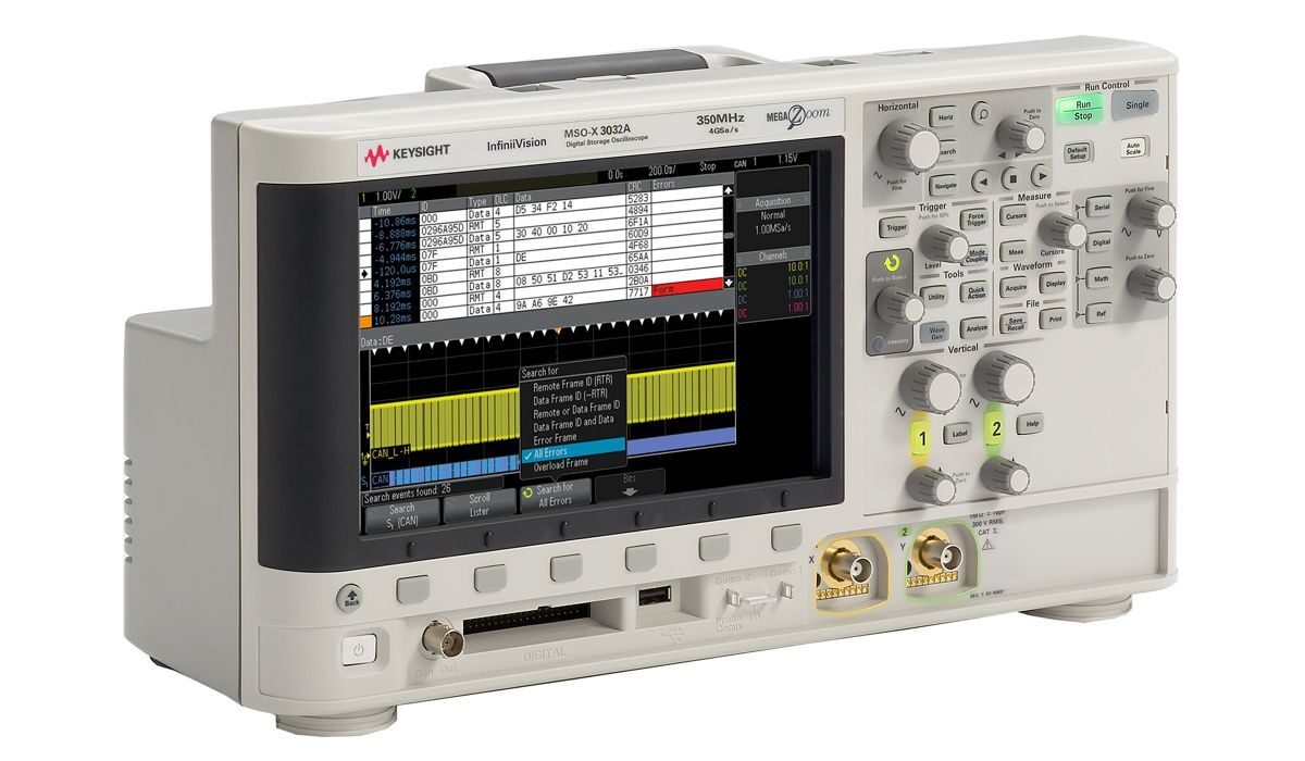 MSOX3032A 示波器：350 MHz，2 个模拟通道和 16 个数字通道 图2