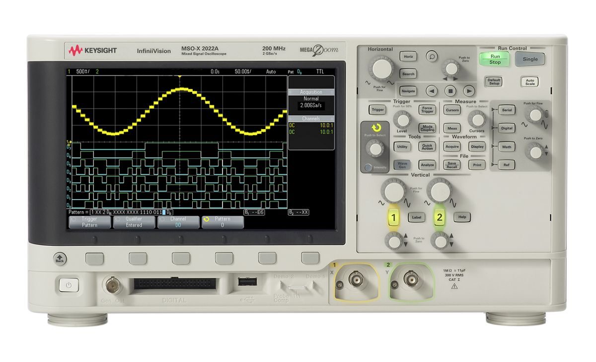 DSOX2002A 示波器：70 MHz，2 个模拟通道