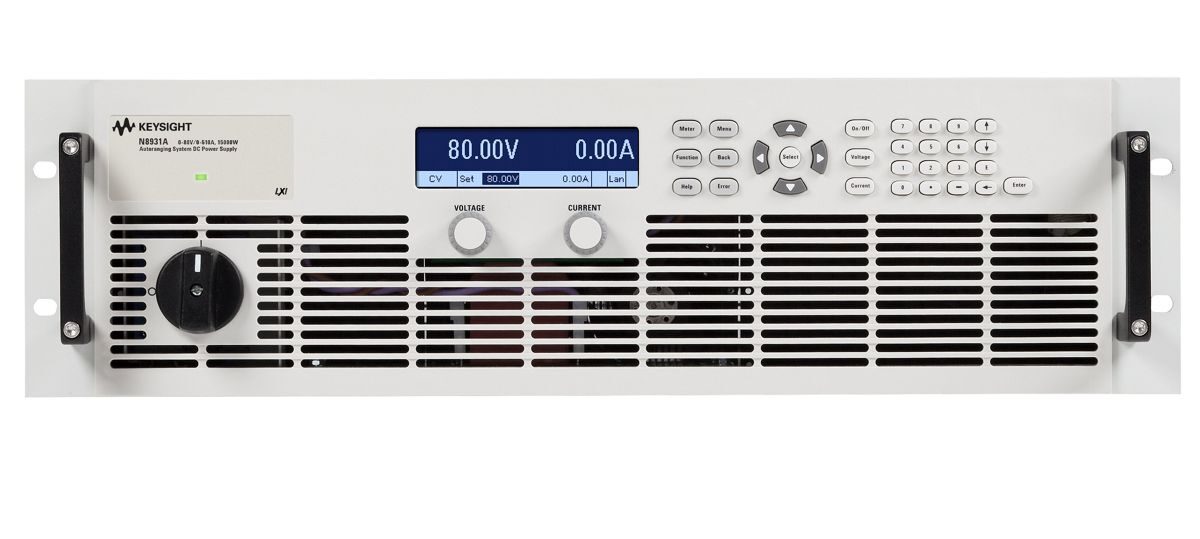 N8931A 自动量程调节直流电源，80 V，510 A，15000 W，208 VAC