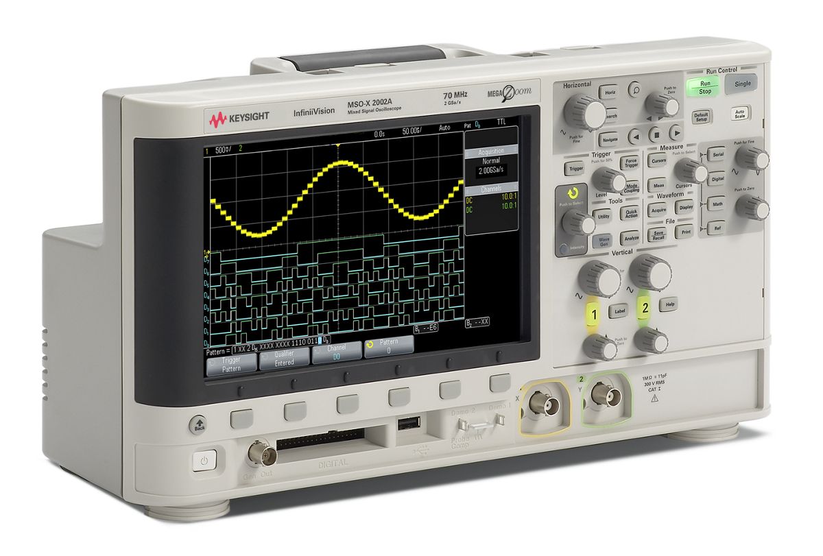 MSOX2002A 混合信号示波器：70 MHz，2 个模拟通道和 8 个数字通道 图2
