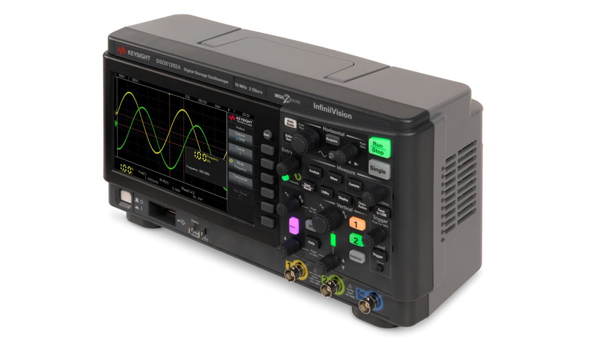 DSOX1202A 示波器：70/100/200 MHz，2 个模拟通道 图4