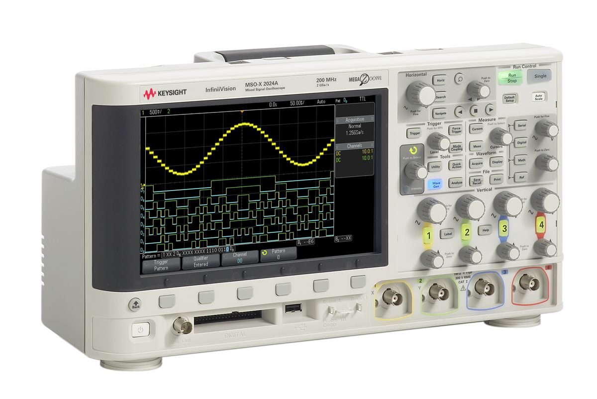 MSOX2014A 混合信号示波器：100 MHz，4 个模拟通道和 8 个数字通道 图2