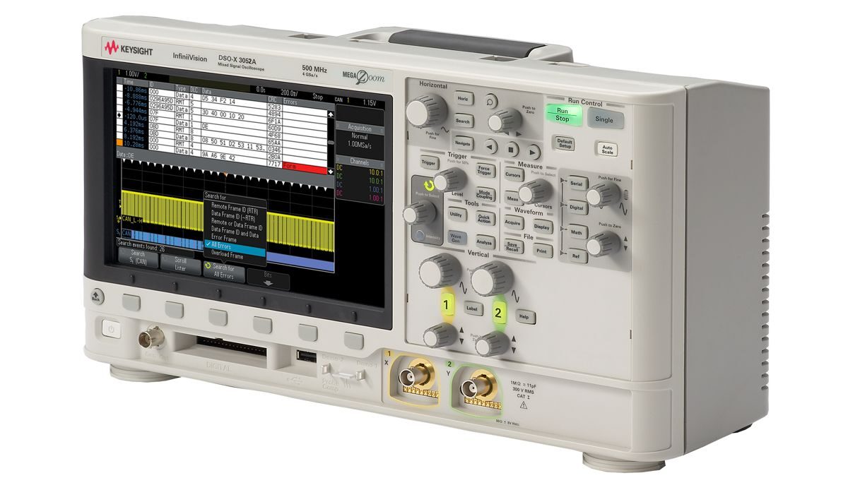DSOX3052A 示波器：500 MHz，2 通道 图2
