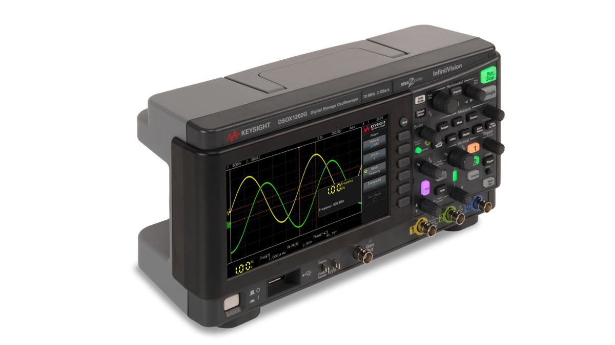 DSOX1202G 示波器：70/100/200 MHz，2 个模拟通道，内置波形发生器 图3