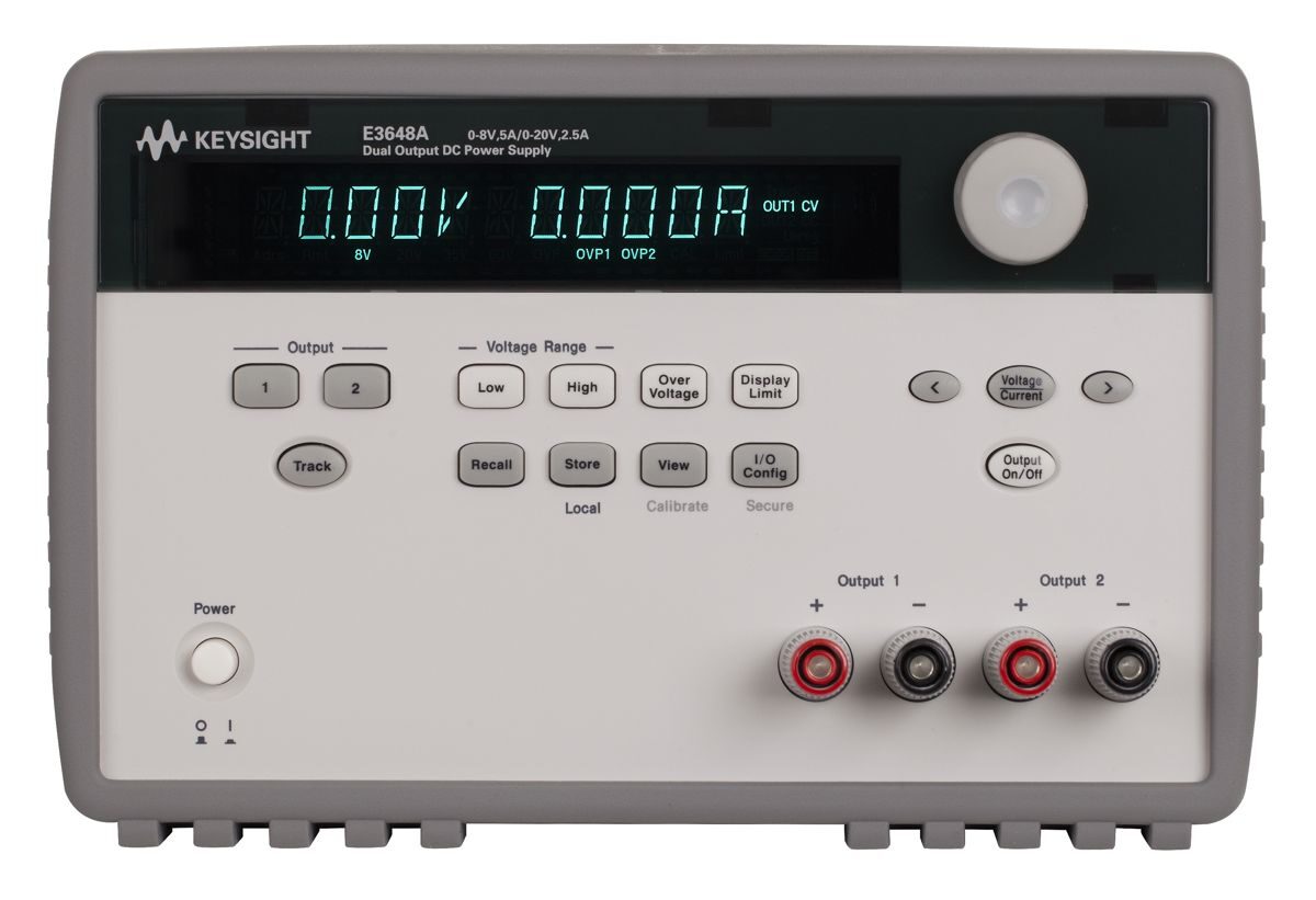 E3648A 100W 双路输出电源，双路 8V，5A 或 20V，2.5A