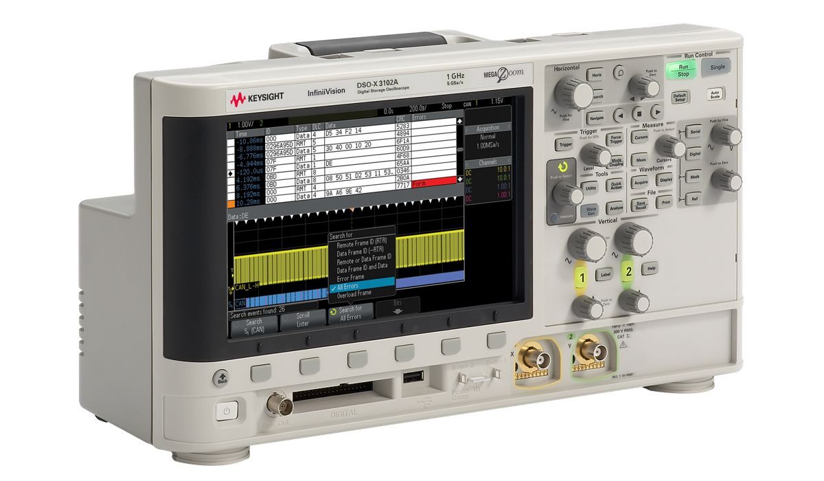 DSOX3102A 示波器：1 GHz，2 个模拟通道 图3