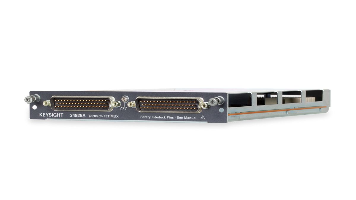 34925A 用于 34980A 的 40/80 通道光隔离 FET 多路复用器 图3