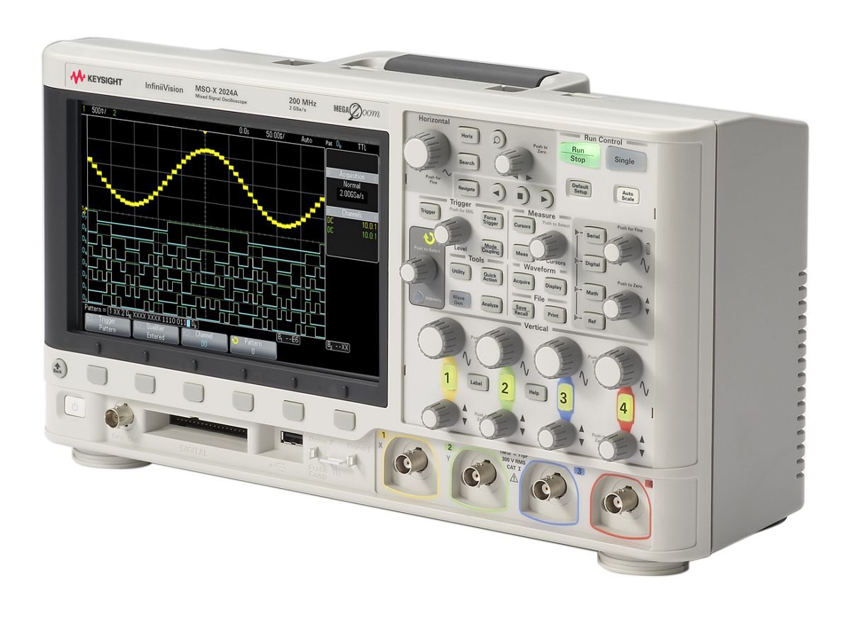 MSOX2014A 混合信号示波器：100 MHz，4 个模拟通道和 8 个数字通道 图3