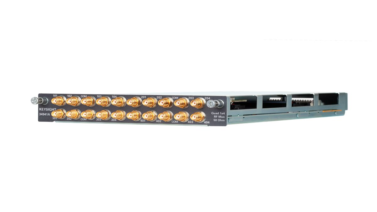 34941A 用于 34980A 的四路 1x4 50 Ω 3 GHz 多路复用器模块 图3