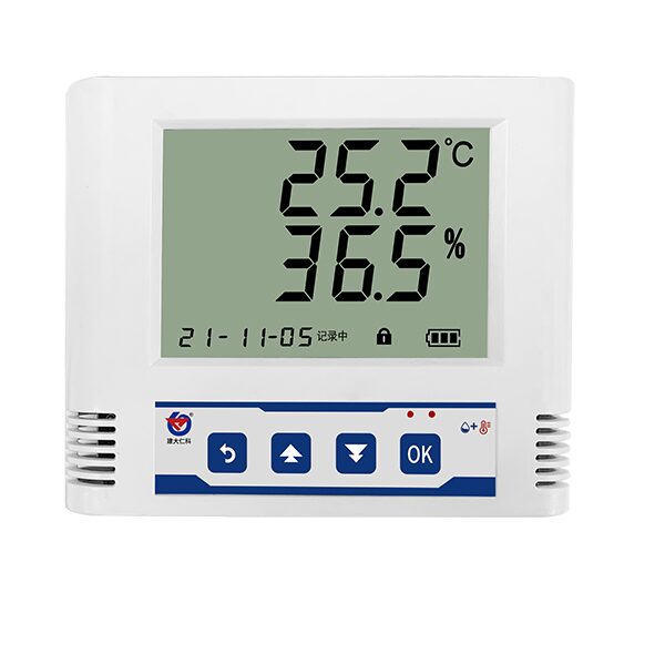 大液晶485温湿度变送记录仪