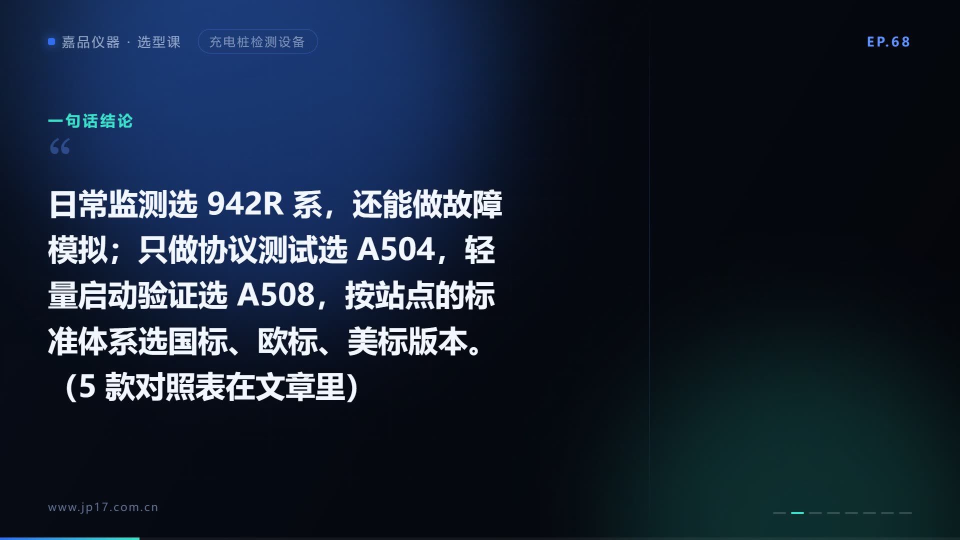 车桩运维检测设备怎么选